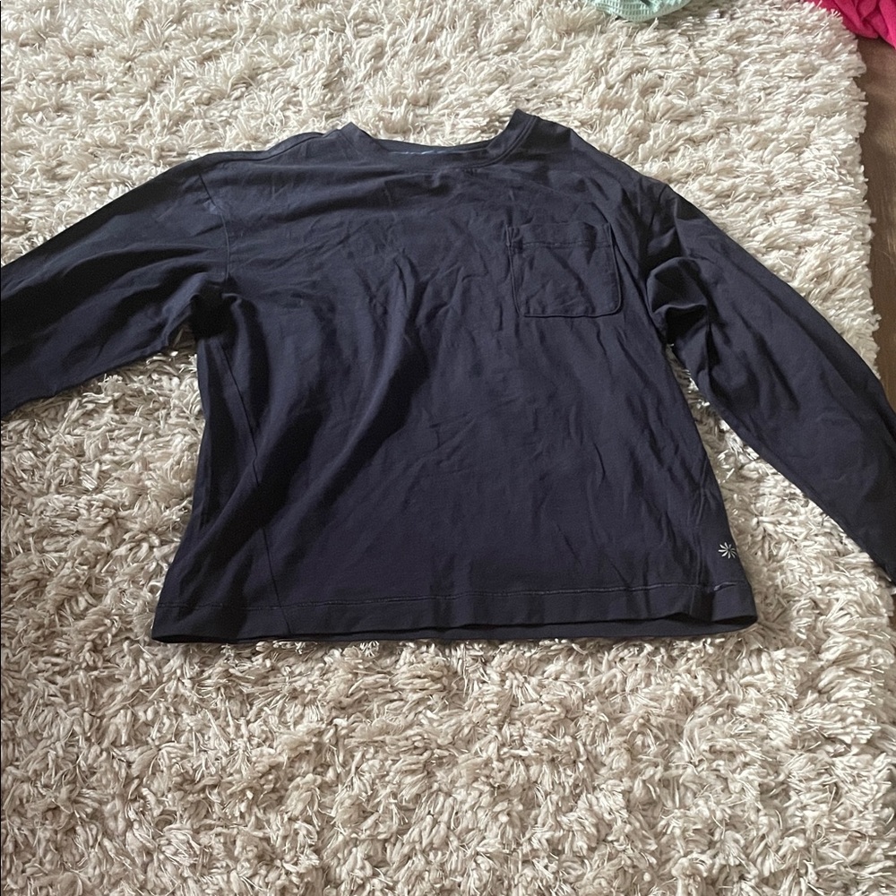 Athleta Navy Long Sleeve Top